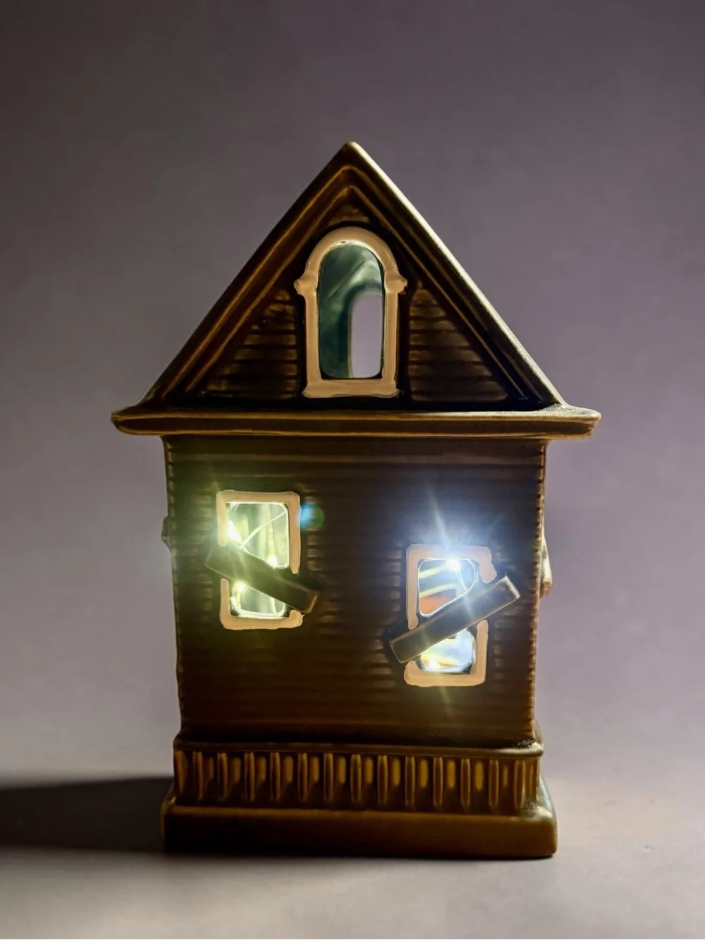Pottery Barn Ceramic Haunted House ~ Small Version 🕷️